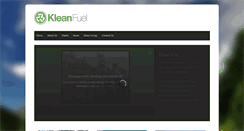 Desktop Screenshot of kleanfuel.com