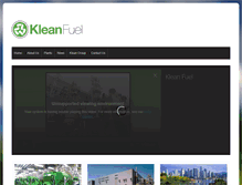 Tablet Screenshot of kleanfuel.com